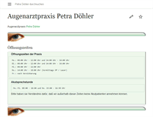 Tablet Screenshot of petra-doehler.de